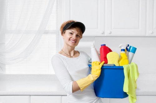 Hot water extraction equipment used for carpet cleaning